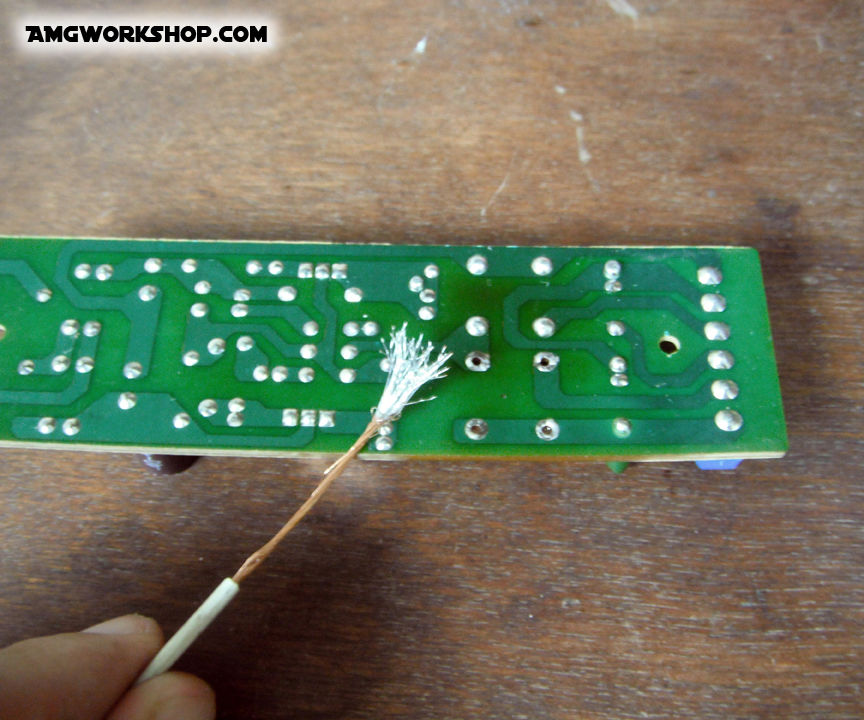 Homemade solder wick/braid