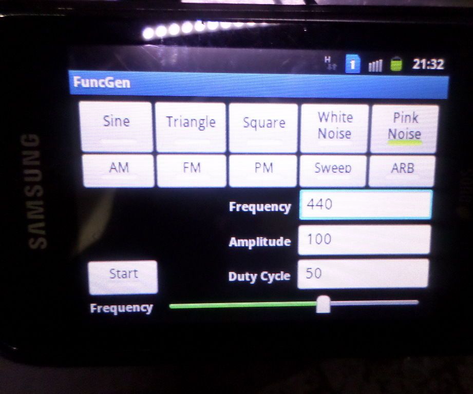Smartphone Function Generator