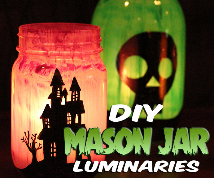 DIY Mason Jar Luminaries