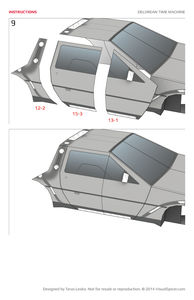 DeLorean BTTF Inspired Papercraft
