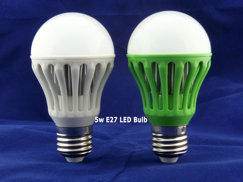 New Design Plastic 5W E27 LED Bulb