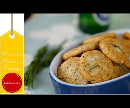 Parmesan Rosemary Crackers