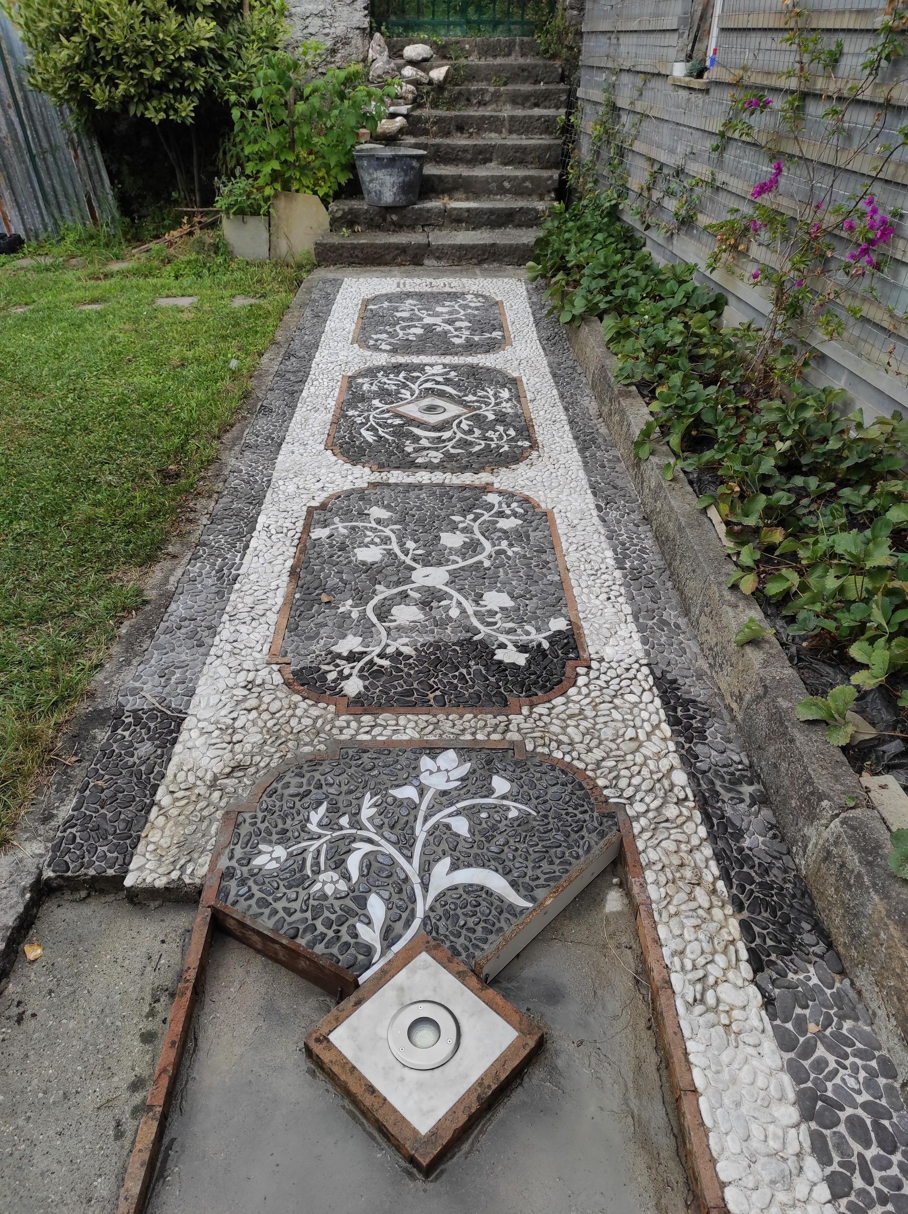 How To Make A Cobblestone Walkway
