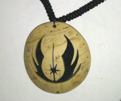 Coconut Shell Aromatherapy Diffuser Necklace for Your Jedi