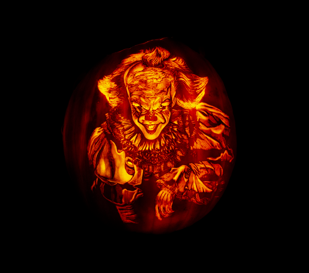 Pennywise... the Dancing Clown! pennywise-the-dancing-clown-an-instructable-on-how-to-carve-a-pumpkin-that-replicates-the-look-of-a-shaded-drawing-13-steps-with-pictures-instructables