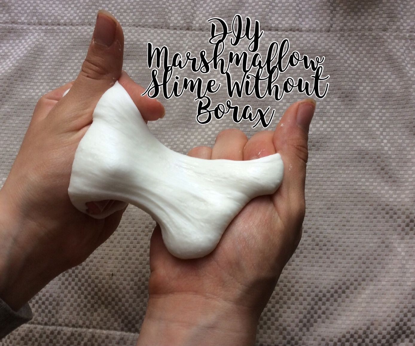 Fluffy Marshmallow Slime Without Borax