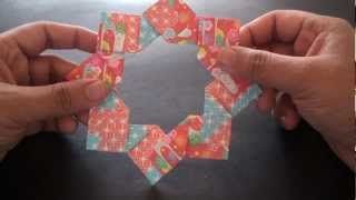 How to Make an Origami Modular 8 Unit Star (Ring)!