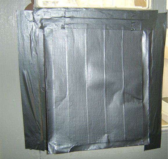 Make a Duct Tape Pet Door