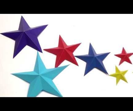 DIY Paper Craft Ideas - How to Make Easy 3D Paper Star / Paper Decoration / Julia DIY