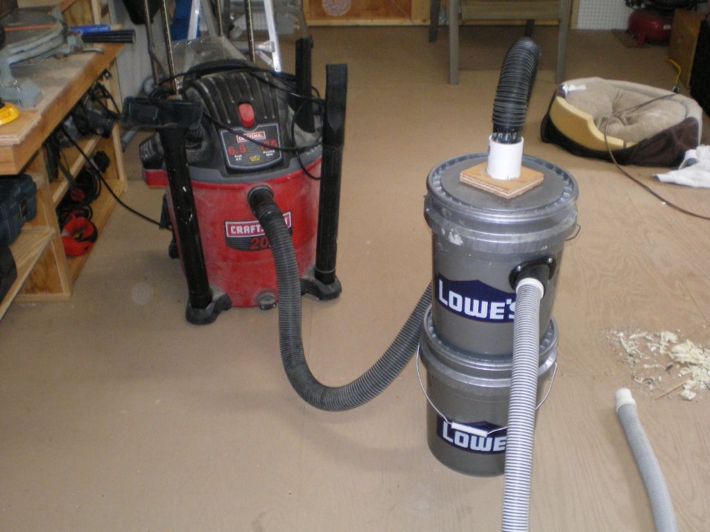 Cyclonic Dirt Separator Using Off the Shelf Parts