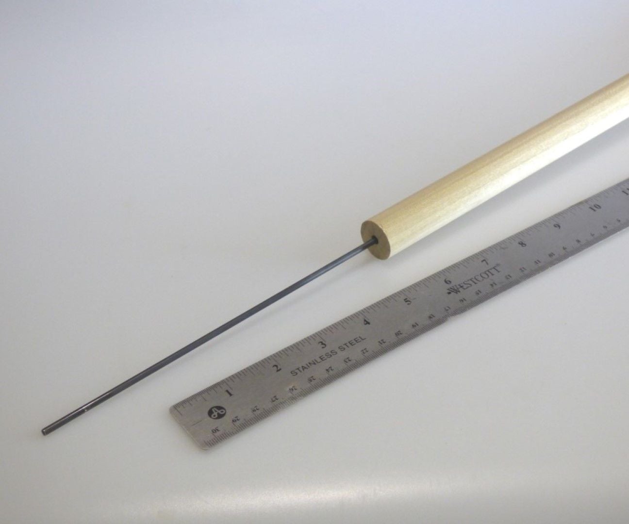 Drilling a Hole Through a Long Dowel 6 Steps (with Pictures