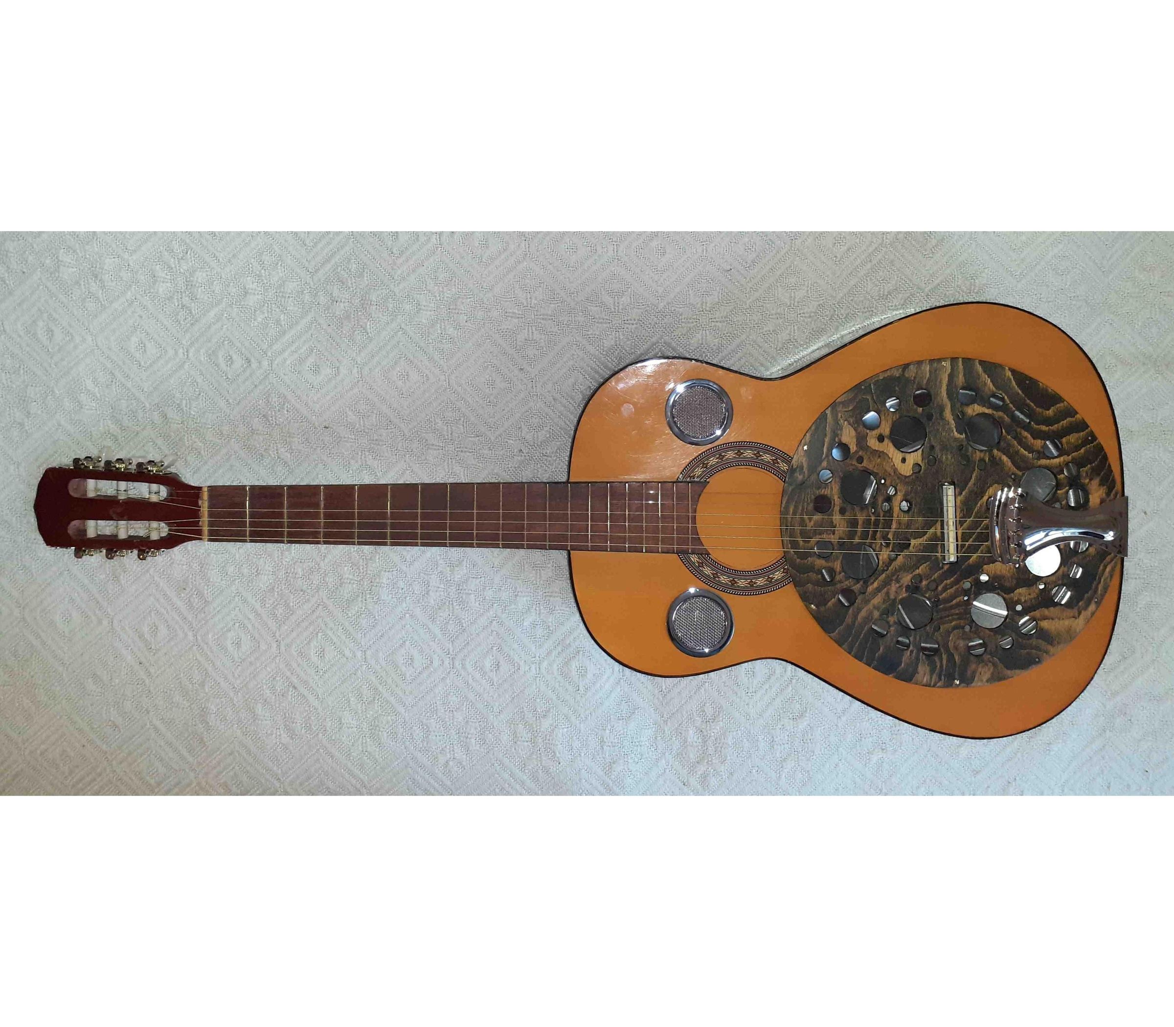 Dobro Guitar With Wooden Coverplate - Model Z11.1