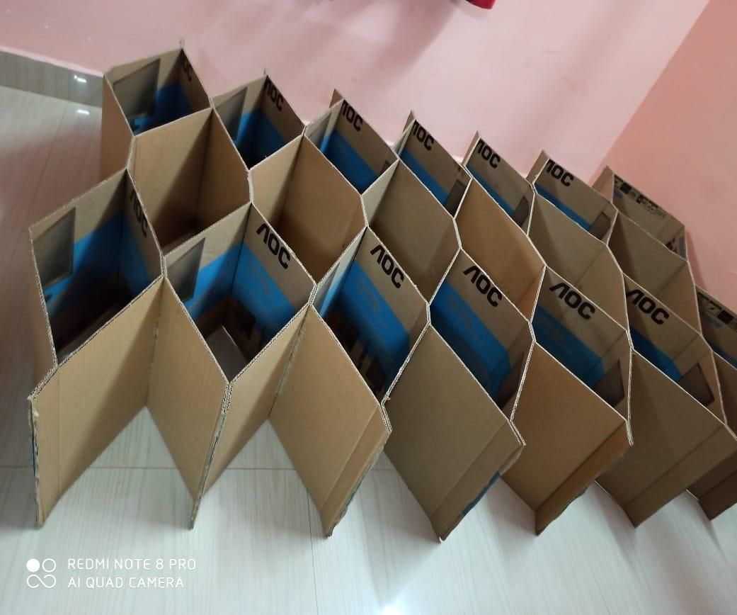 Dual Use Cardboard Furniture