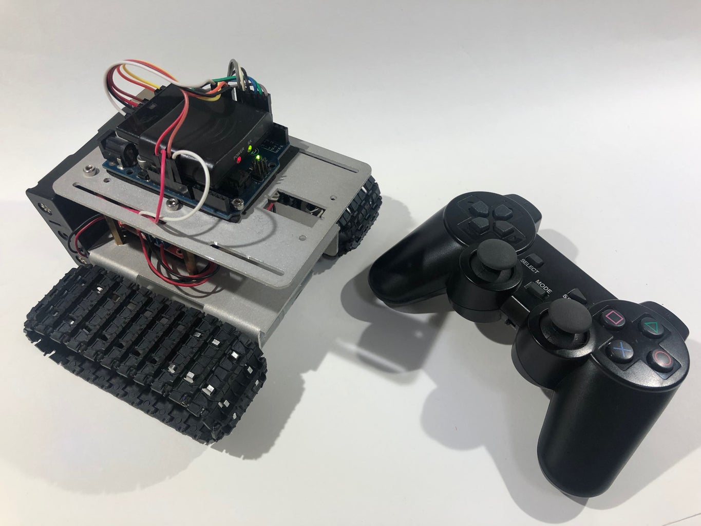 Arduino Robot With PS2 Controller (PlayStation 2 Joystick) : 10 Steps ...