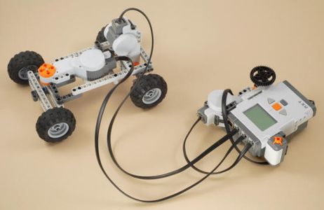 Lego NXT Steering Rover Programming and Building Instructions.