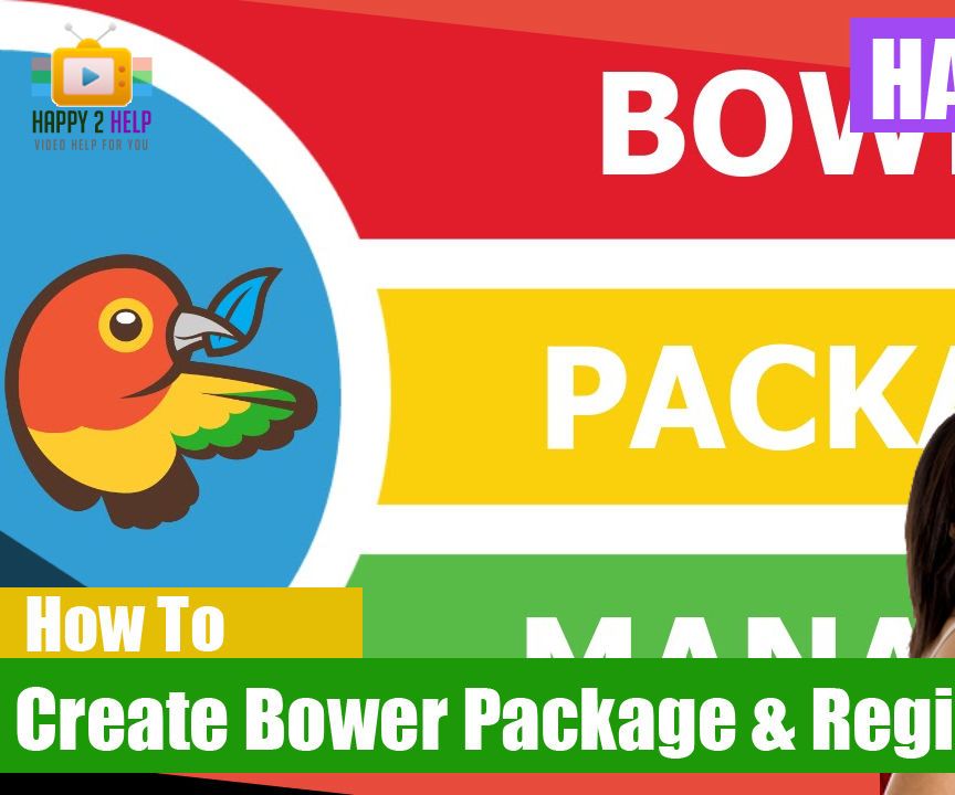 How to create and register bower package