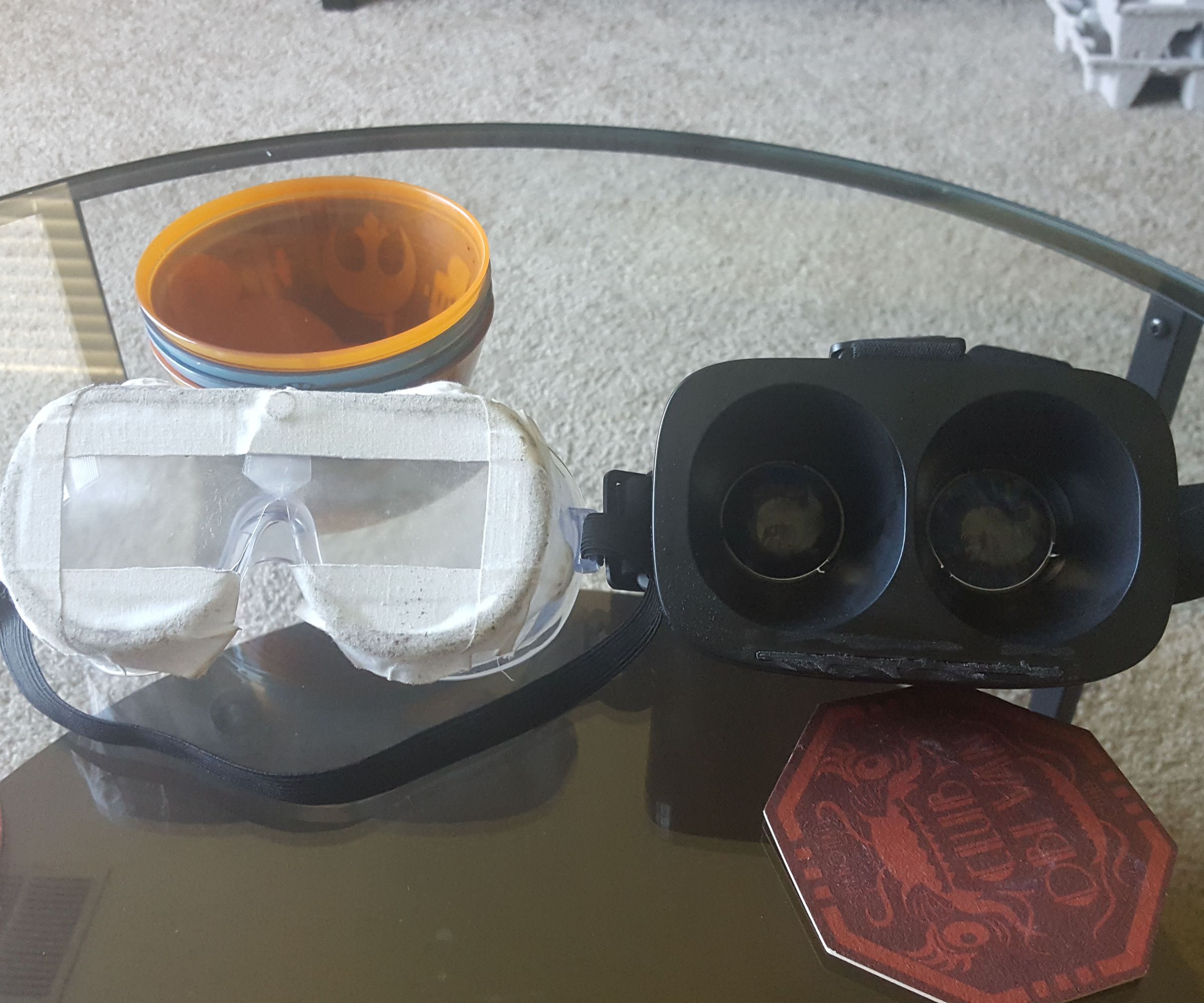 Vertigo Diagnostic Goggles (a Poor Therapist's Frenzel-type Lenses)