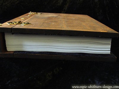 Engraved Book, Book of Shadows, Grimoire, Journal, Notebook, Visual Diary