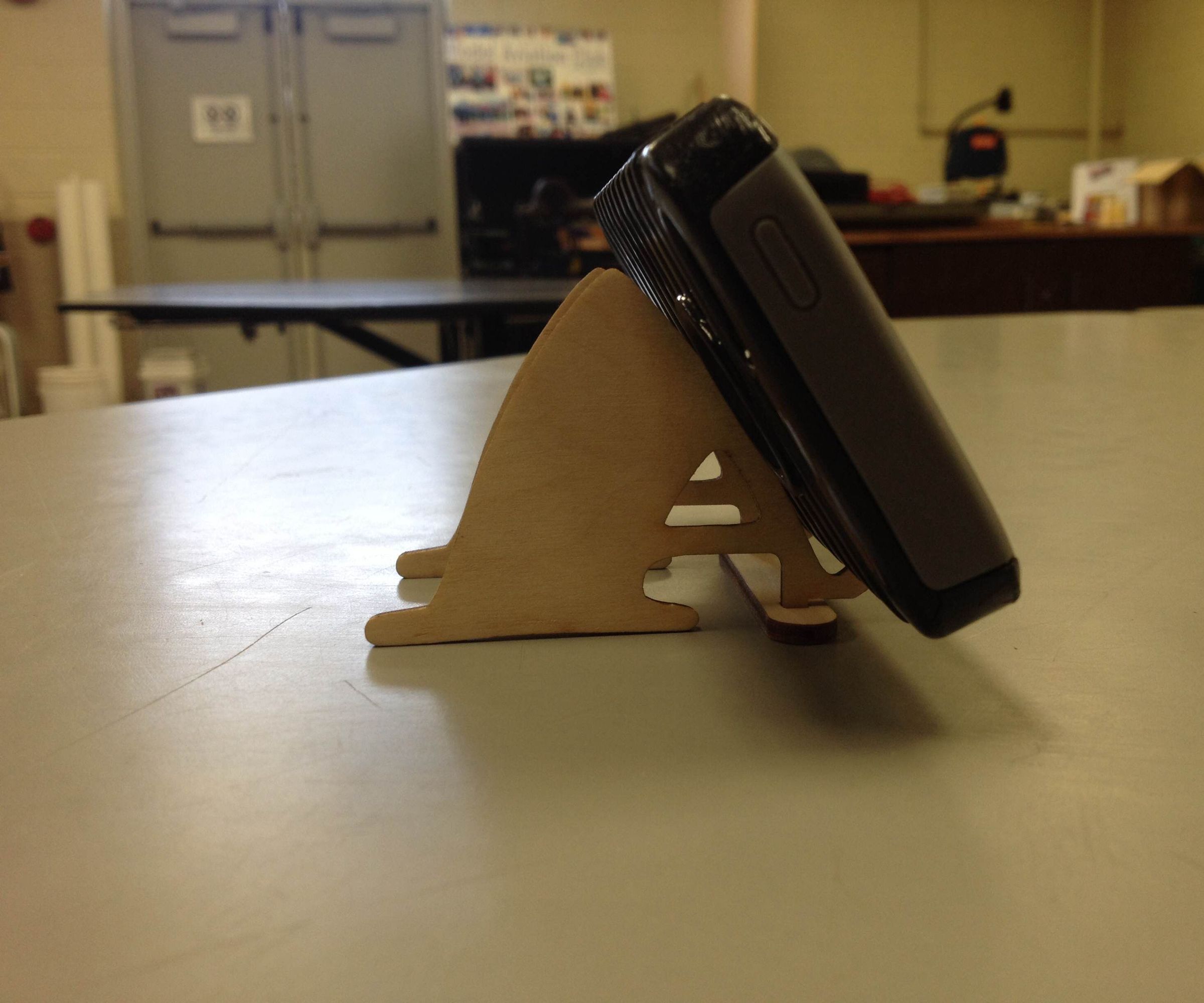 Letter "A" Phone Stand