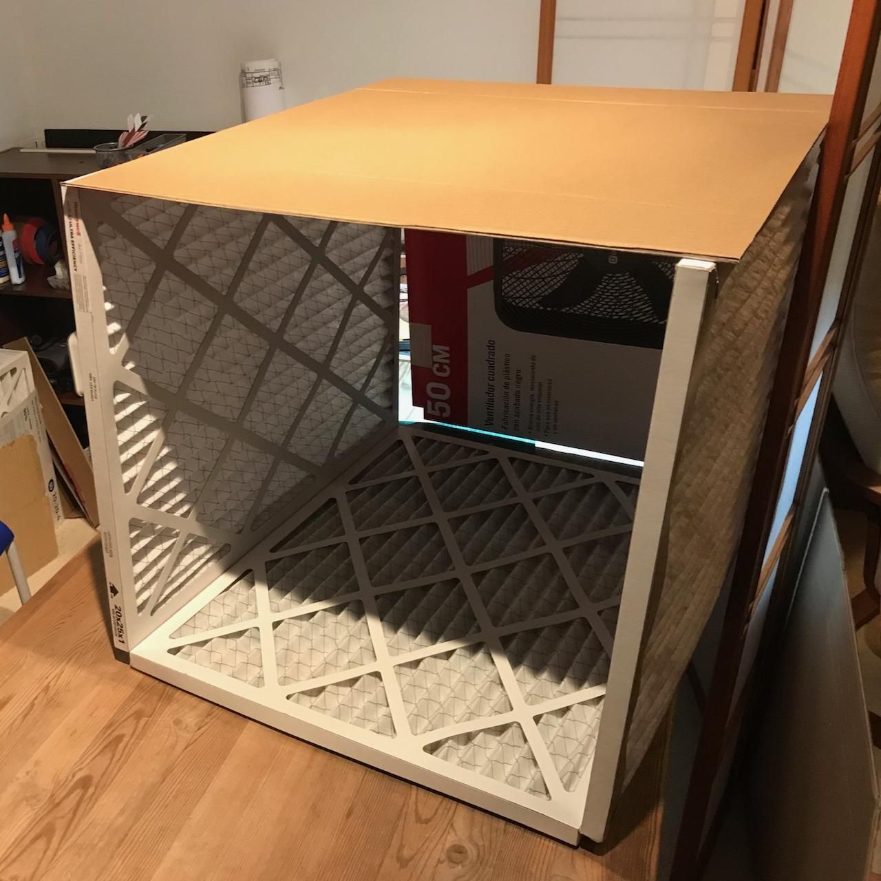 Efficient Box Fan Air Cleaner a Universal CorsiRosenthal Box 16