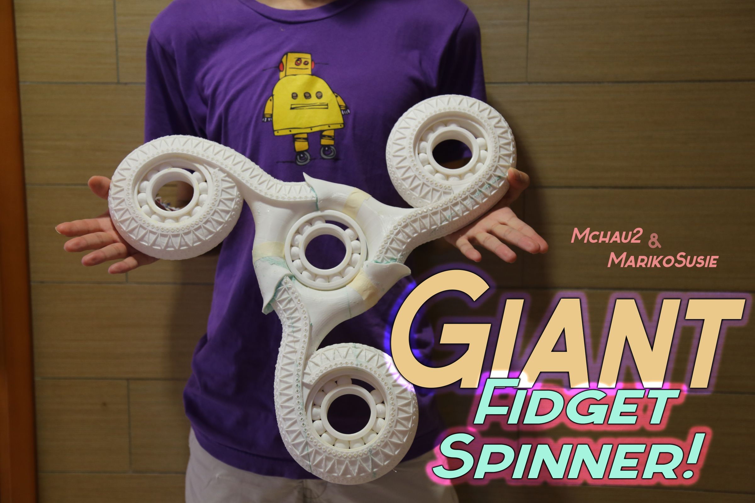 Giant Fidget Spinner! (3D Printed)