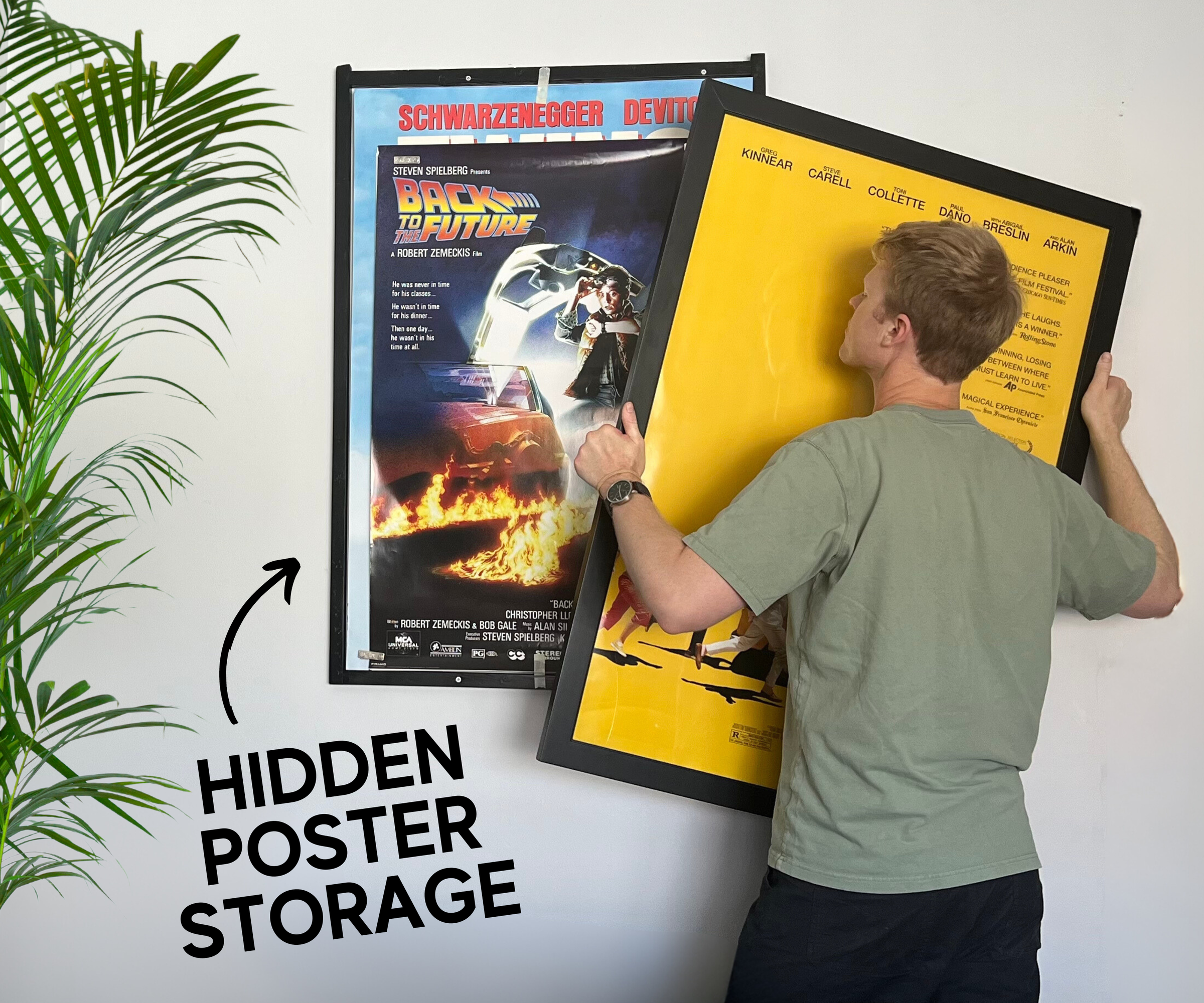 The Ultimate Movie Poster Frame! 🎥 Fits 2 Sizes With Hidden Storage