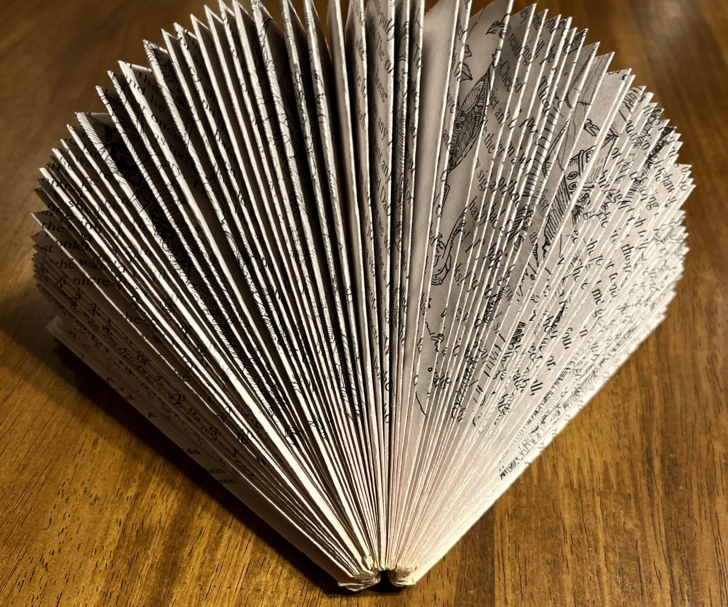 Recycled Book Art