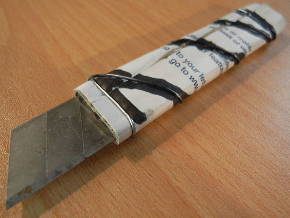 A "Ghetto" Retractable Utility Knife AKA "GRUK"