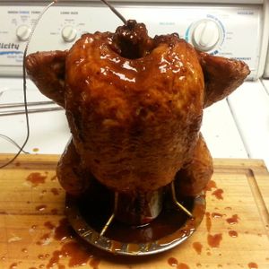 Smoked, Beer Can Chicken