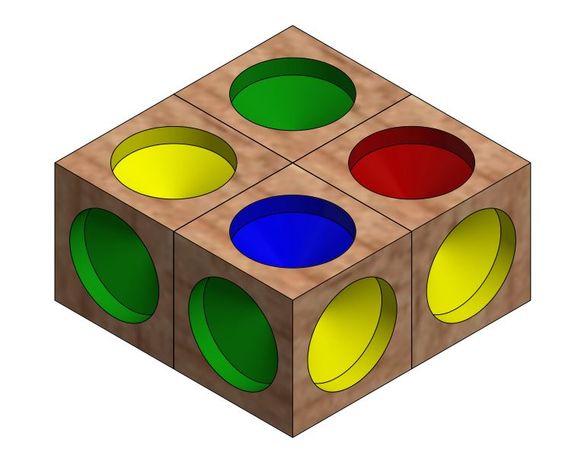 Instant Insanity Puzzle : 24 Steps (with Pictures) - Instructables