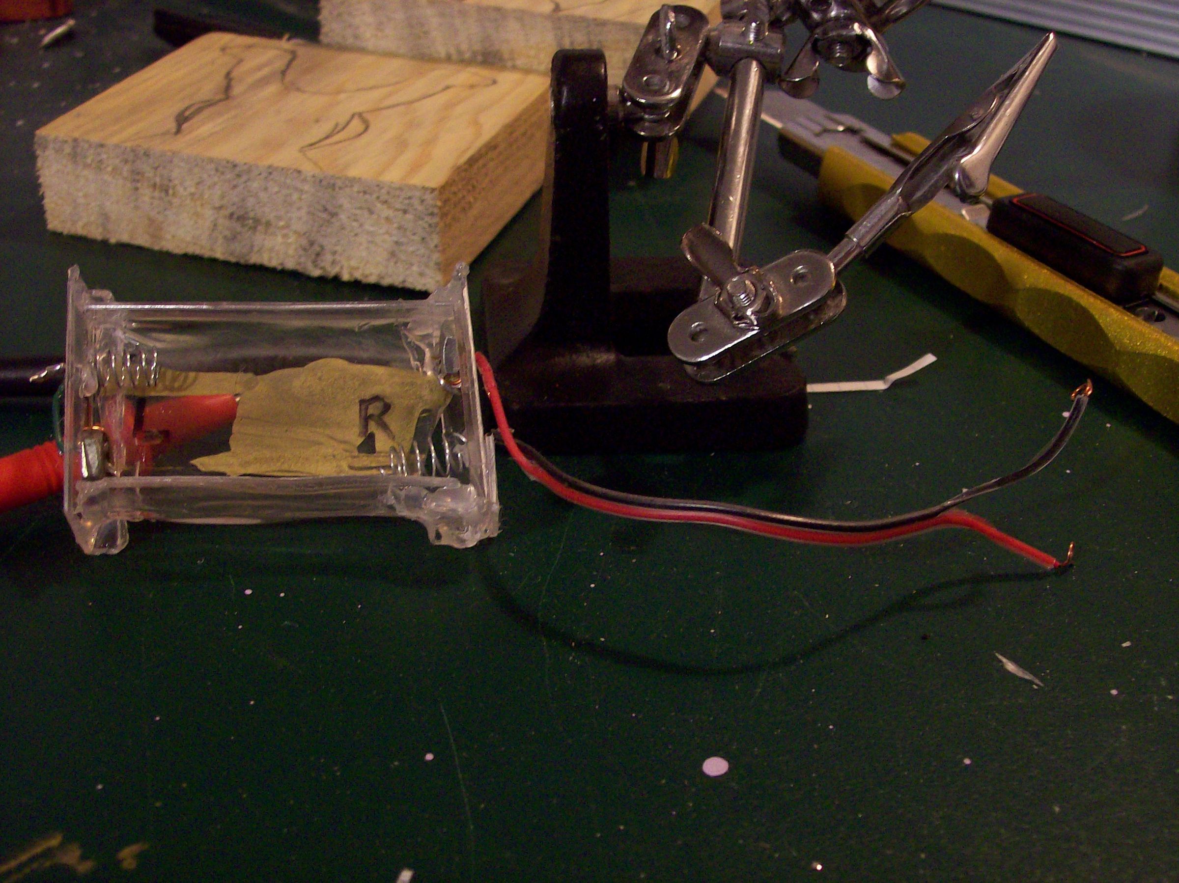 Battery Holder From a CD Jewel Case