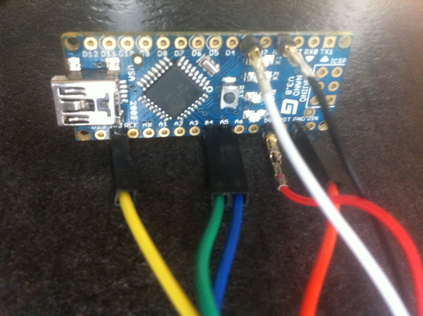 Connect the NFC Reader/writter and the Servo SG90 Motor to the Arduino Nano