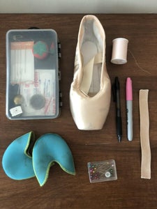 How to Sew Pointe Shoe Elastics