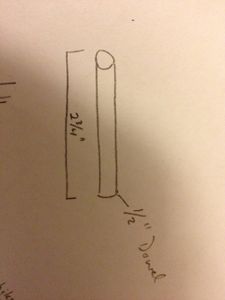 Use 1/2 Inch Dowels to Connect Pieces
