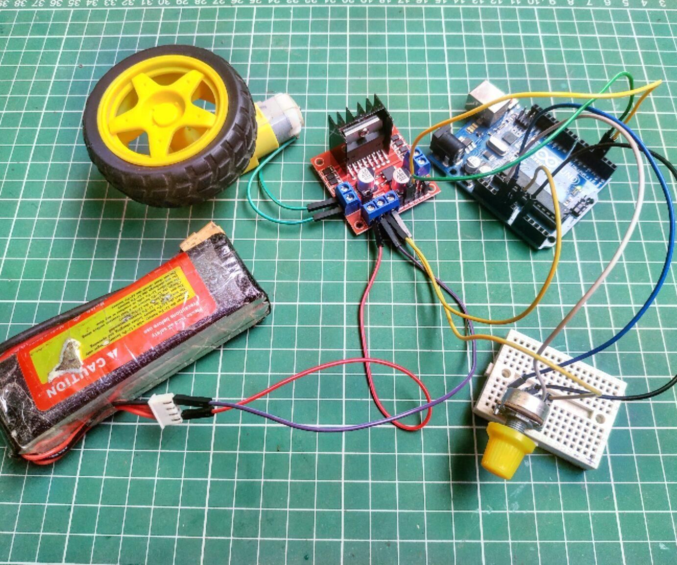 DC Motor Speed Control Using