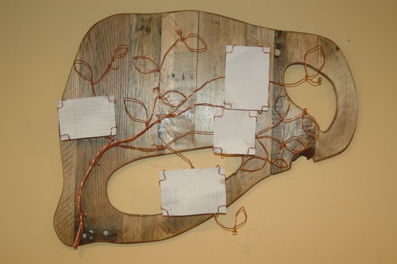 Copper and Reclaimed Wood Photo Frame