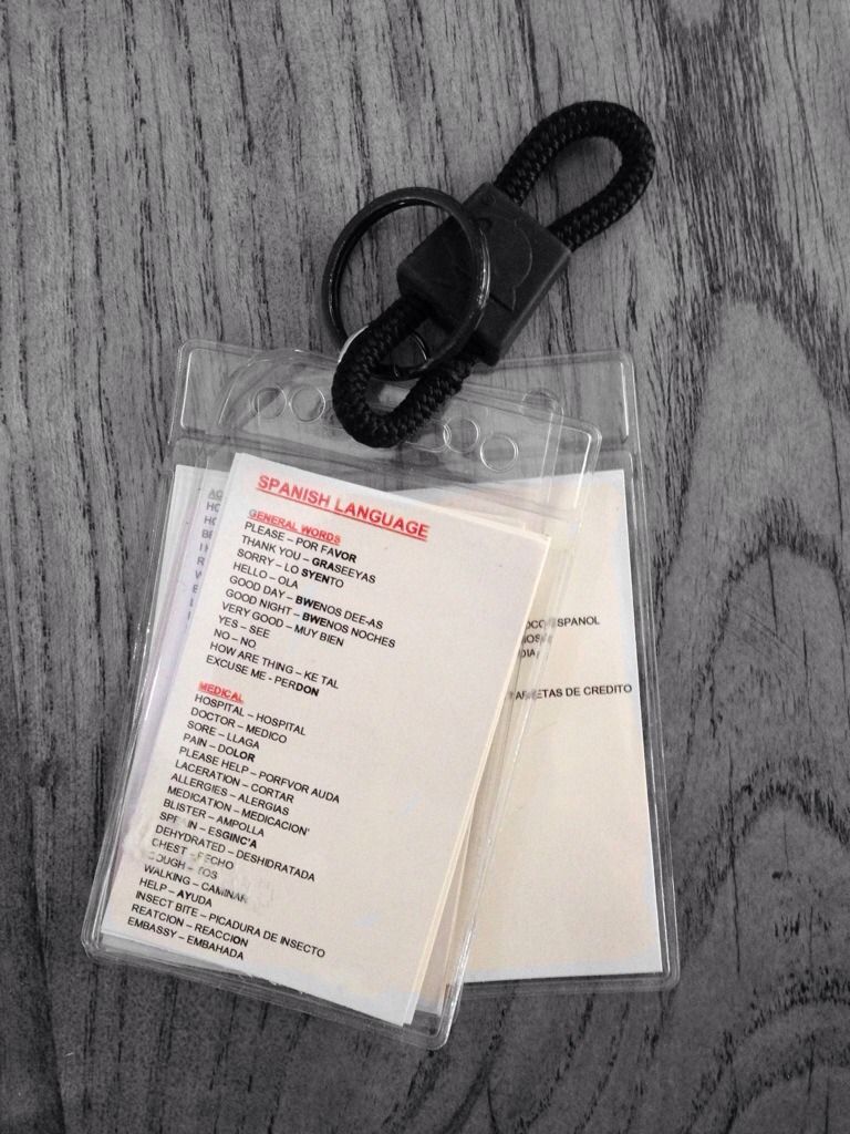 DIY Language Translation Cards for Traveling