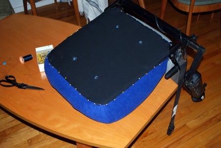 Final Pinning and Sewing the Seat Base