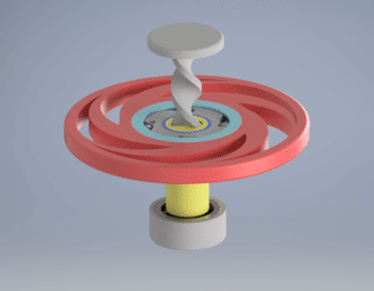 Spiral Plunger Fidget Spinner