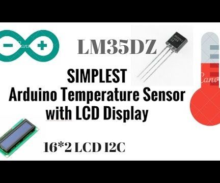 Simplest Thermometer With Arduino and LCD Display