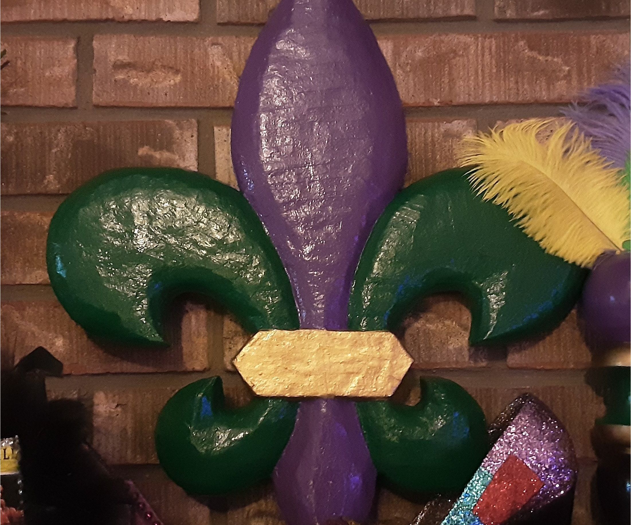 Paper Mache - Fleur De Lis