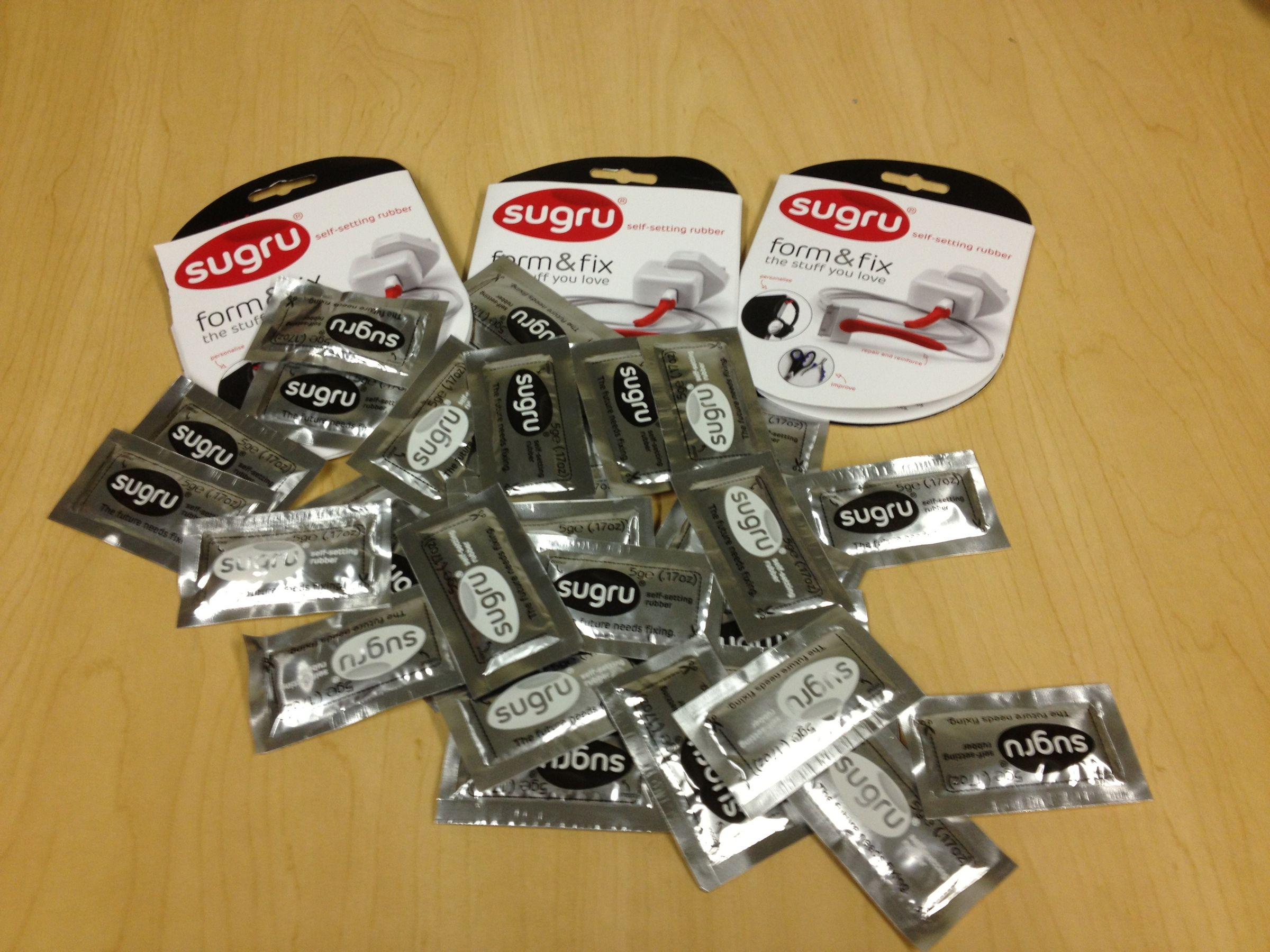 Sugru Tool for Opening Disk Drives and Pushing Reset Buttons