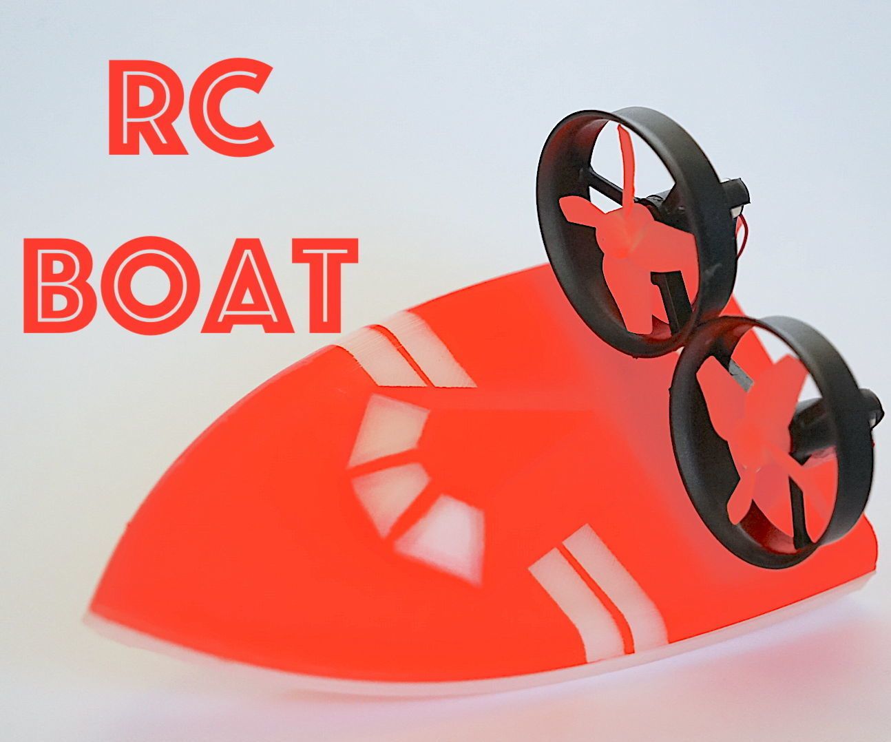 Cheap 3D Printed RC Airboat
