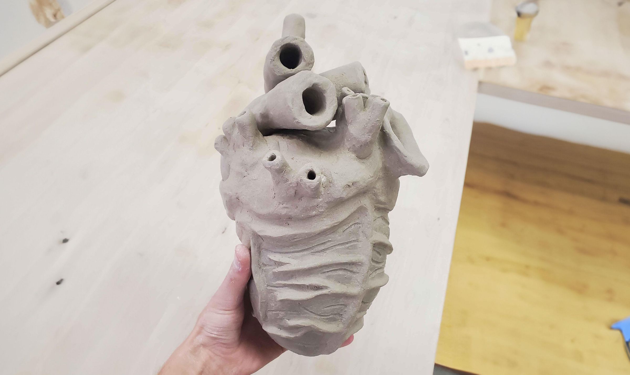 Anatomically Correct Heart - Clay