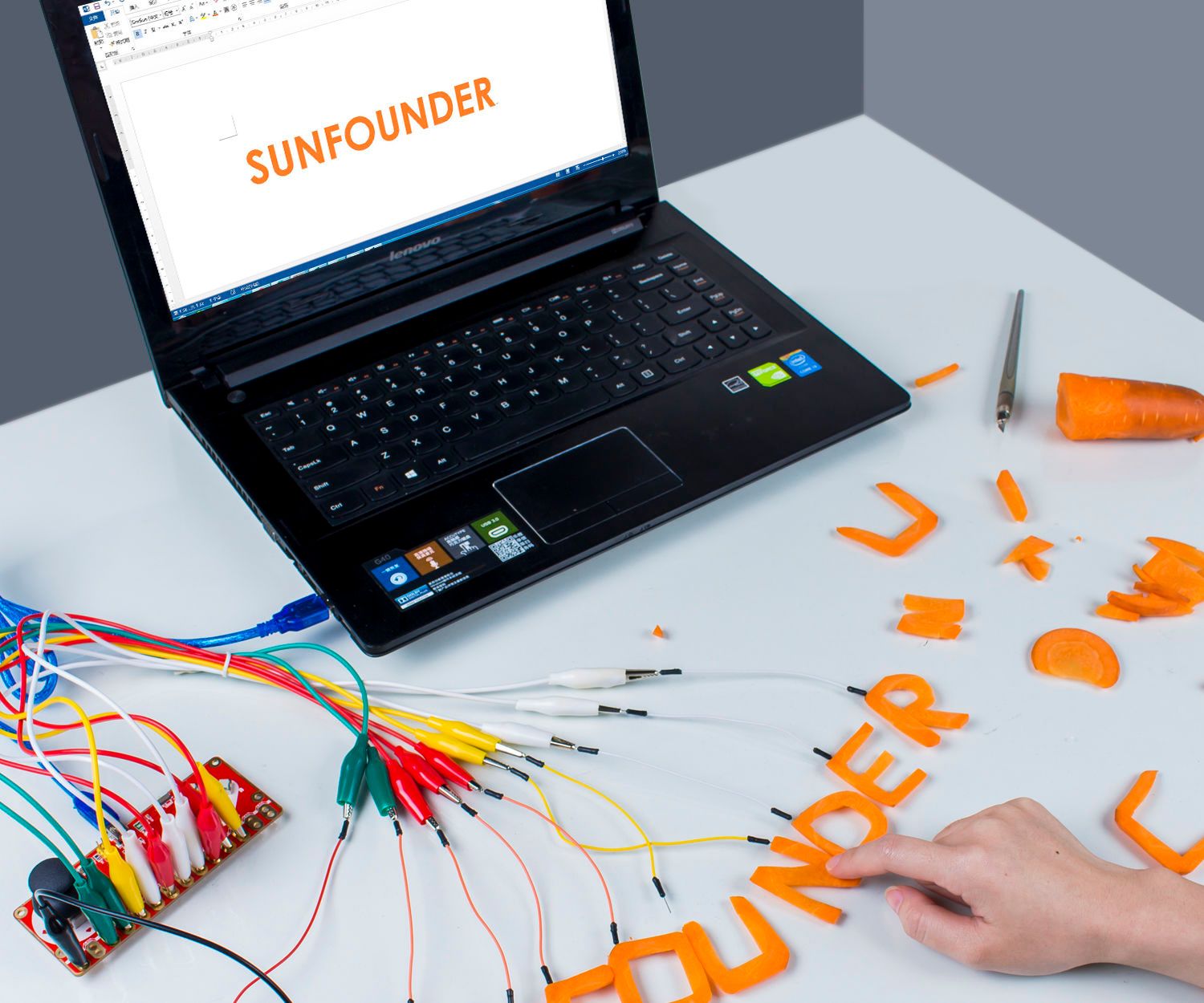 How to Make a Carrot Keyboard With Multi-Control