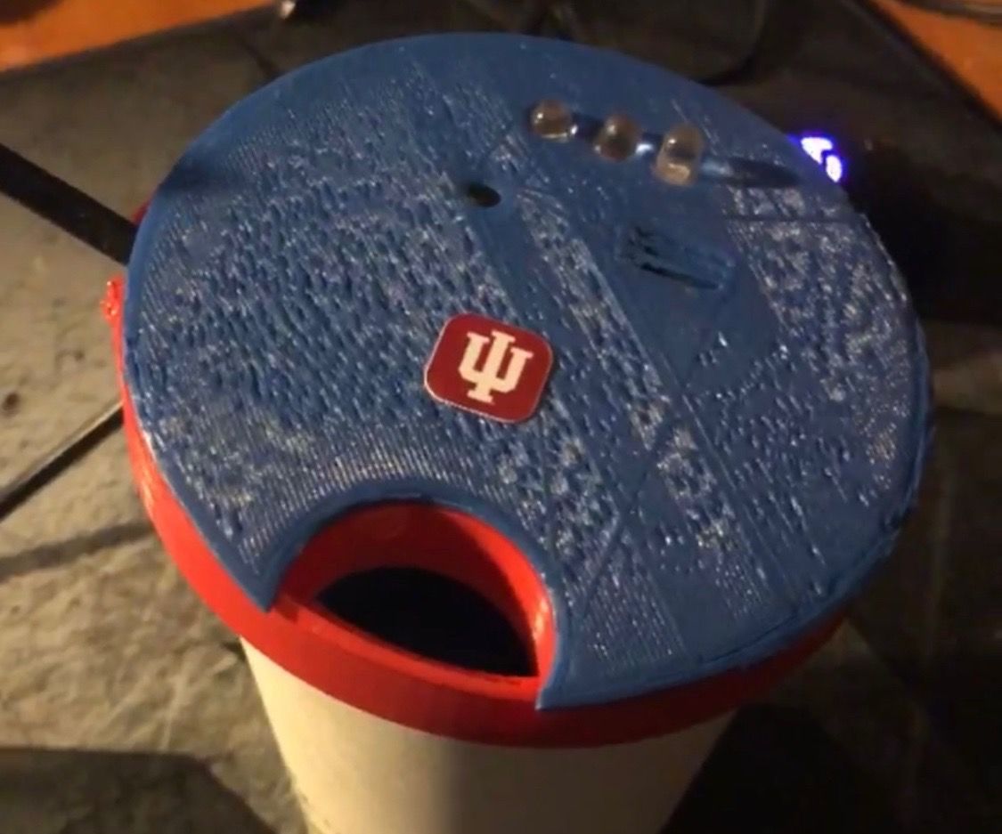 Temperature Sensing Cup Lid