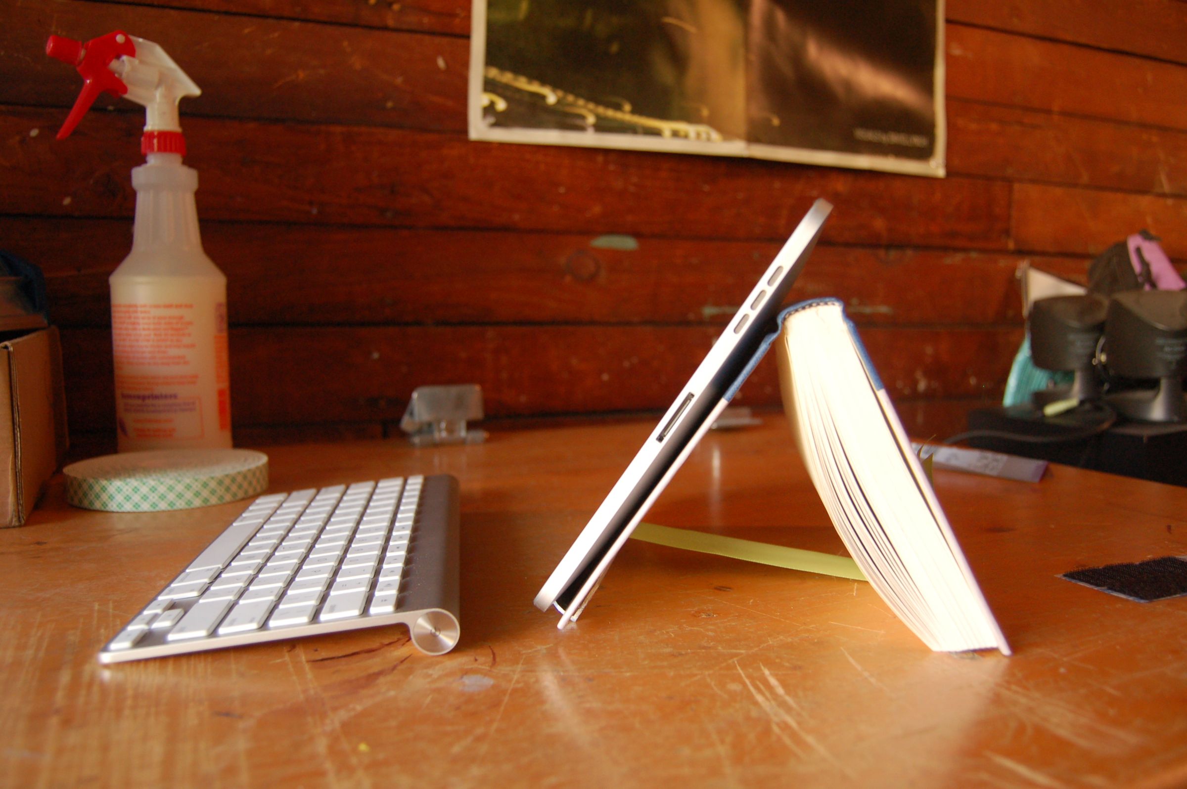 Convert a Hardcover Into an IPad Stand
