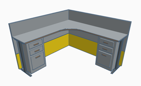 Desks/cubicles