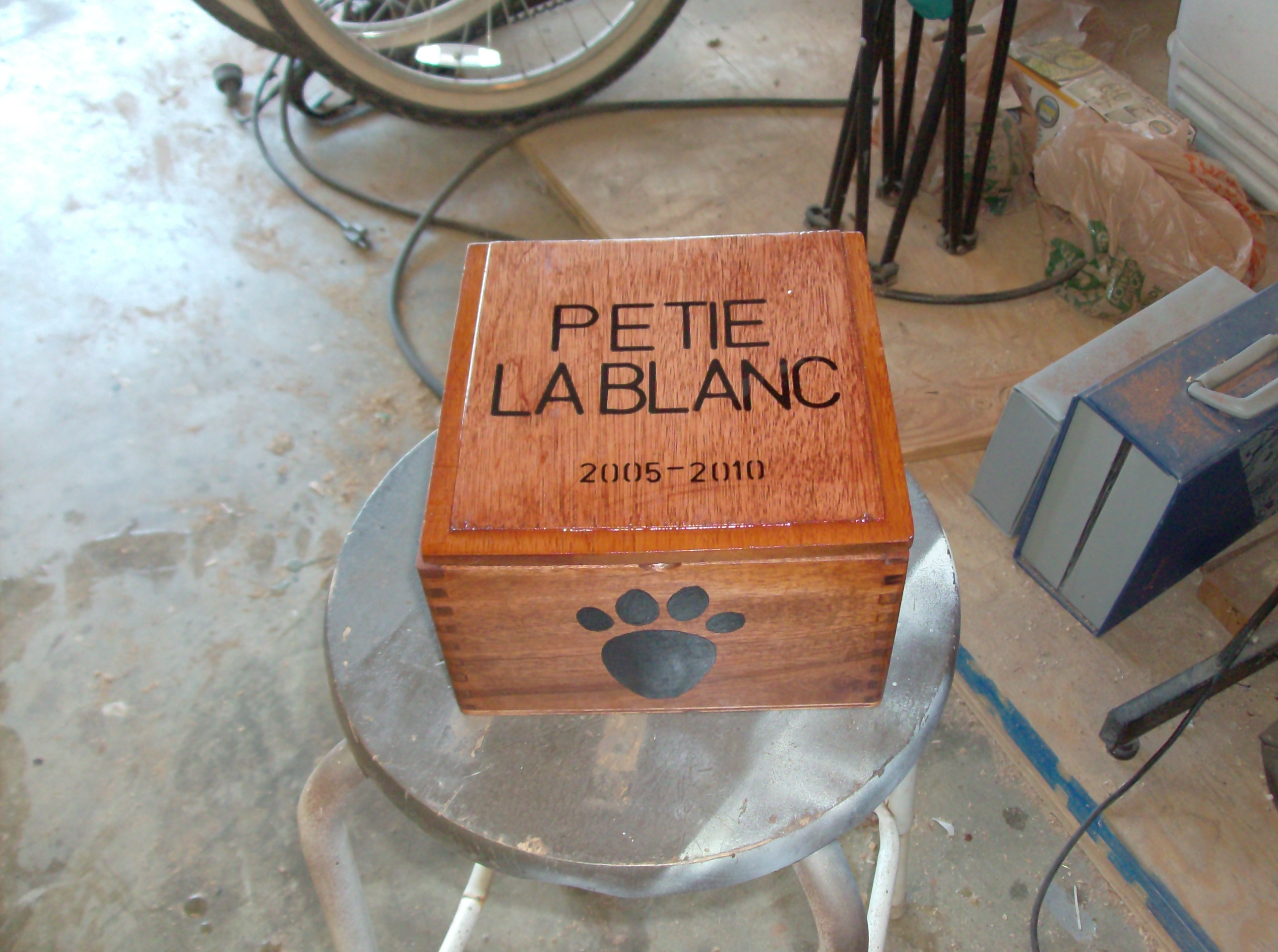 Pet Cremation Box Instructables