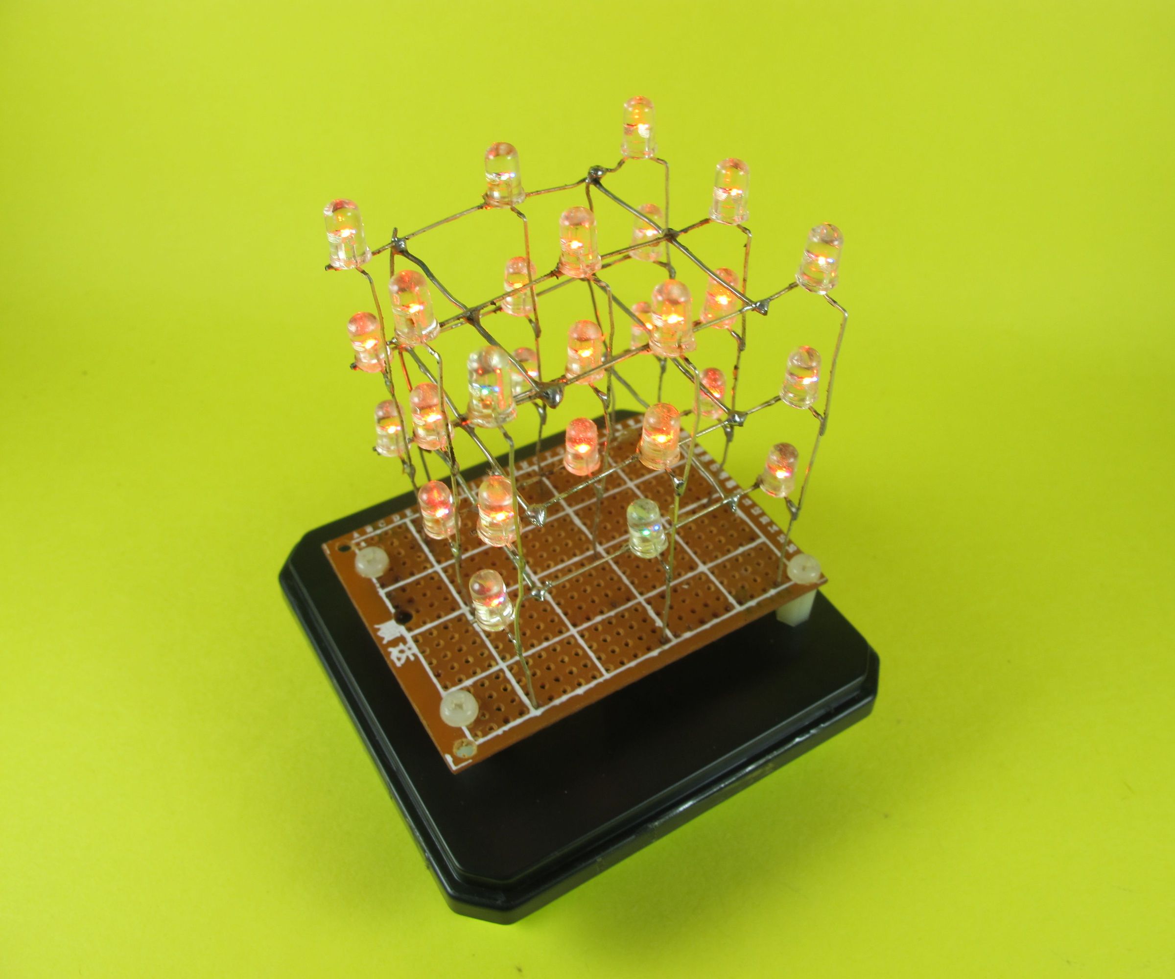 Simple "LED Cube" Lighting (not Using Microcontroller)